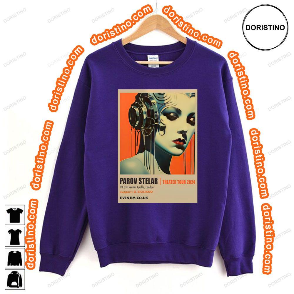 Parov Stelar Theatre Tour 2024 London Eventim Apollo 20th March 2024 Tshirt Parov Stelar Theatre Tour 2024 London Eventim Apollo 20th March 2024 Tshirt