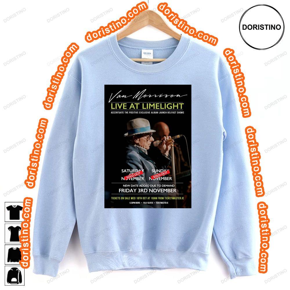 Van Morrison Live At Limelight 2023 Belfast Tour Tshirt Van Morrison Live At Limelight 2023 Belfast Tour Tshirt
