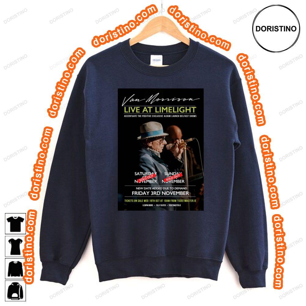 Van Morrison Live At Limelight 2023 Belfast Tour Tshirt Van Morrison Live At Limelight 2023 Belfast Tour Tshirt