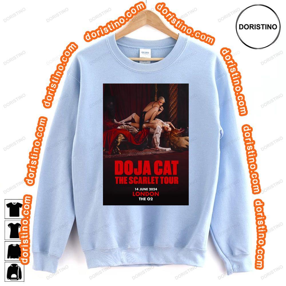 Doja Cat The Scarlet 2024 Uk Tour London The O2 Arena 14 2024 Shirt Doja Cat The Scarlet 2024 Uk Tour London The O2 Arena 14 2024 Shirt