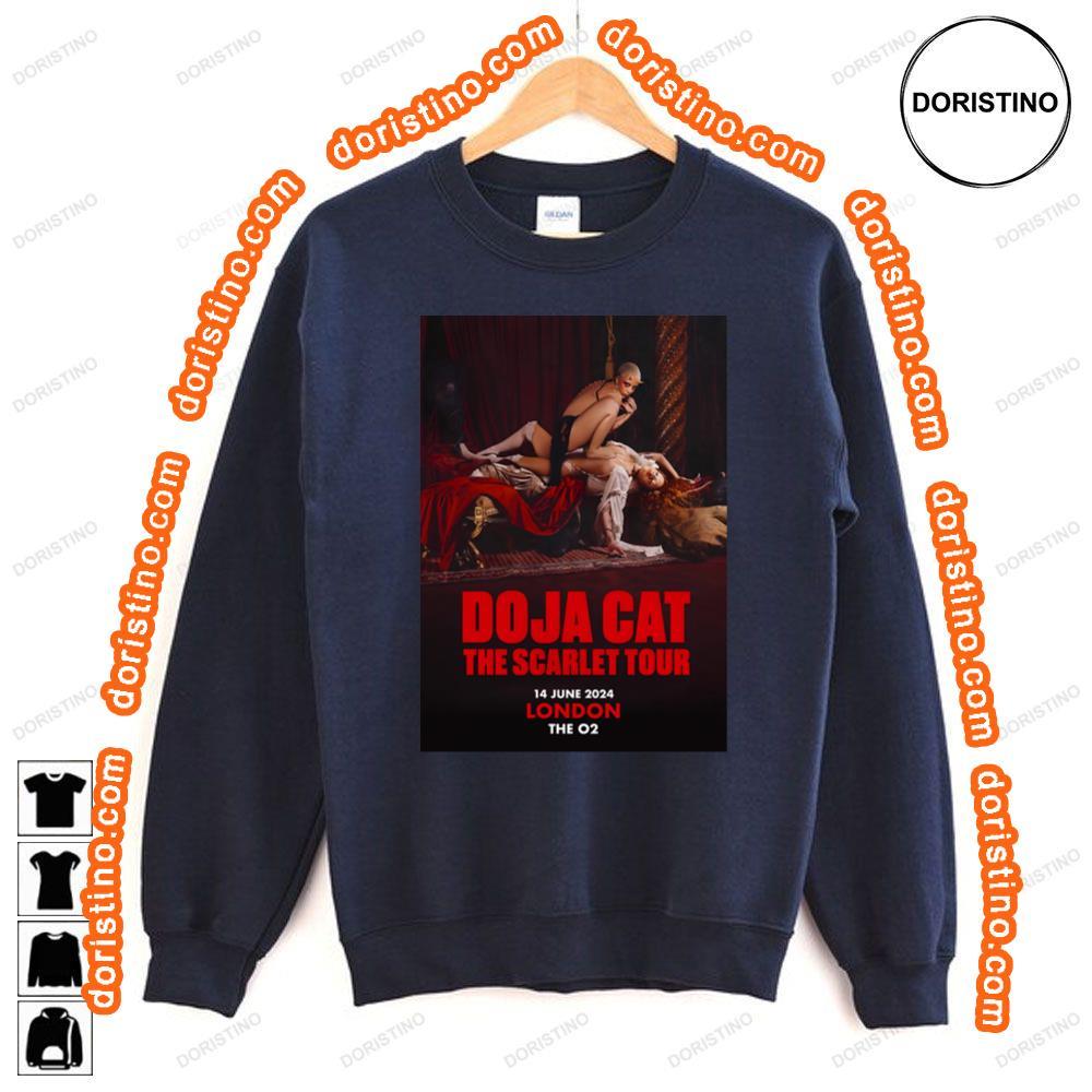 Doja Cat The Scarlet 2024 Uk Tour London The O2 Arena 14 2024 Shirt Doja Cat The Scarlet 2024 Uk Tour London The O2 Arena 14 2024 Shirt