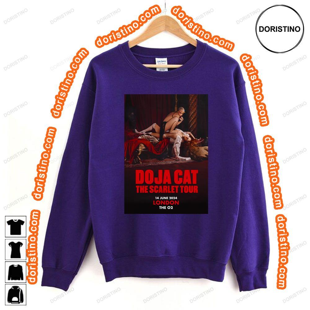 Doja Cat The Scarlet 2024 Uk Tour London The O2 Arena 14 2024 Shirt Doja Cat The Scarlet 2024 Uk Tour London The O2 Arena 14 2024 Shirt