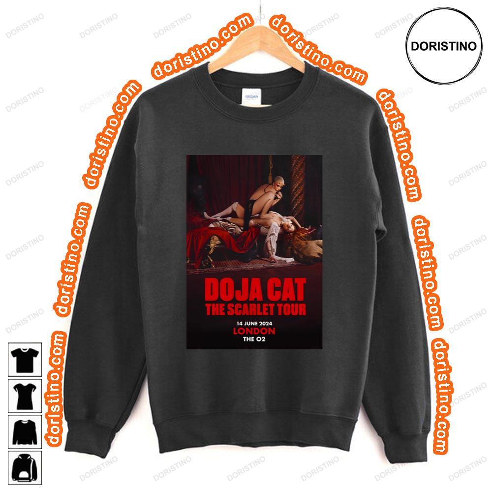 Doja Cat The Scarlet 2024 Uk Tour London The O2 Arena 14 2024 Shirt Doja Cat The Scarlet 2024 Uk Tour London The O2 Arena 14 2024 Shirt