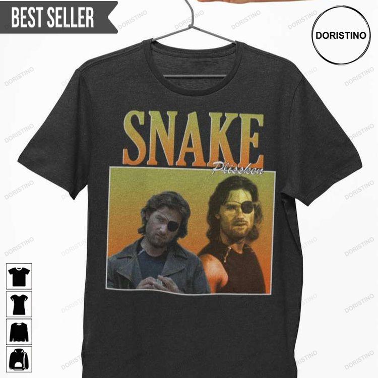 Snake Plissken Kurt Russell Escape Tshirt Snake Plissken Kurt Russell Escape Tshirt