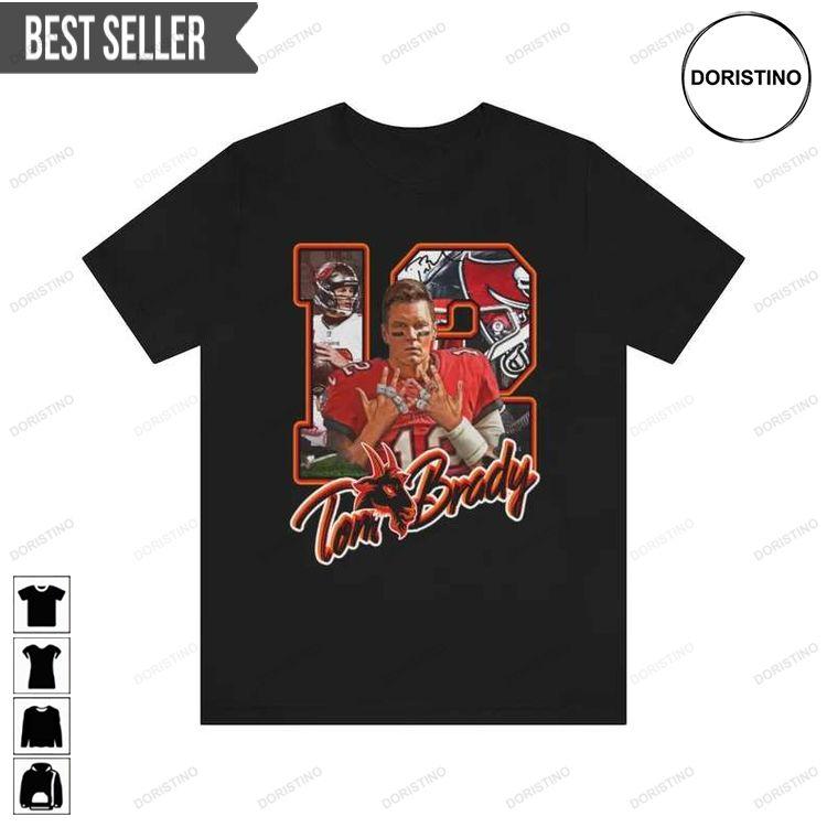 Tom Brady Tampa Bay Buccaneers The Goat Unisex Shirt Tom Brady Tampa Bay Buccaneers The Goat Unisex Shirt