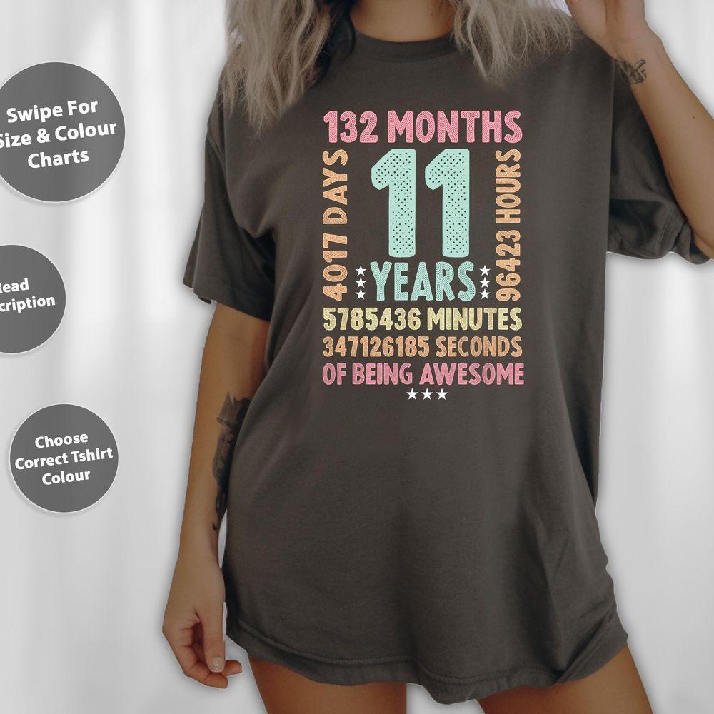 11th Birthday 11 Years Old Vintage Retro 11 Yr Old Awesome Shirt 11th Birthday 11 Years Old Vintage Retro 11 Yr Old Awesome Shirt