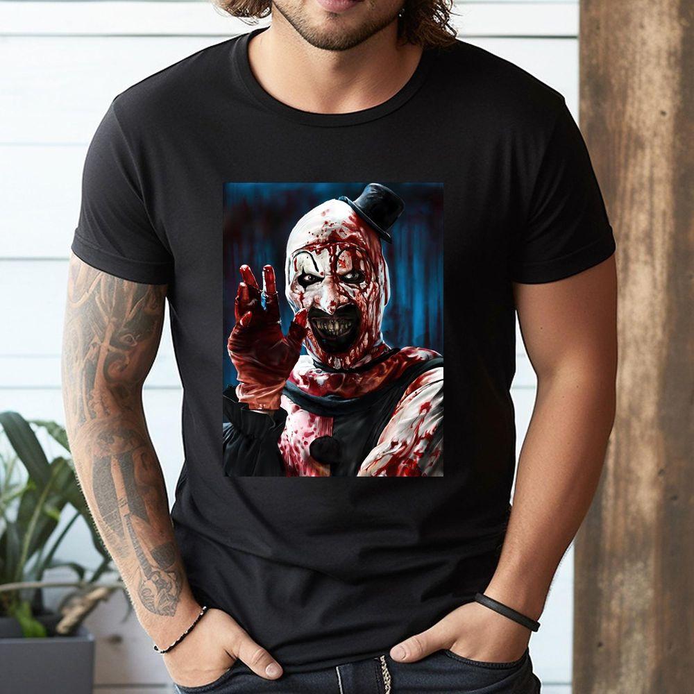 Art The Clown Terrifier Drawing Art Awesome Shirt Art The Clown Terrifier Drawing Art Awesome Shirt