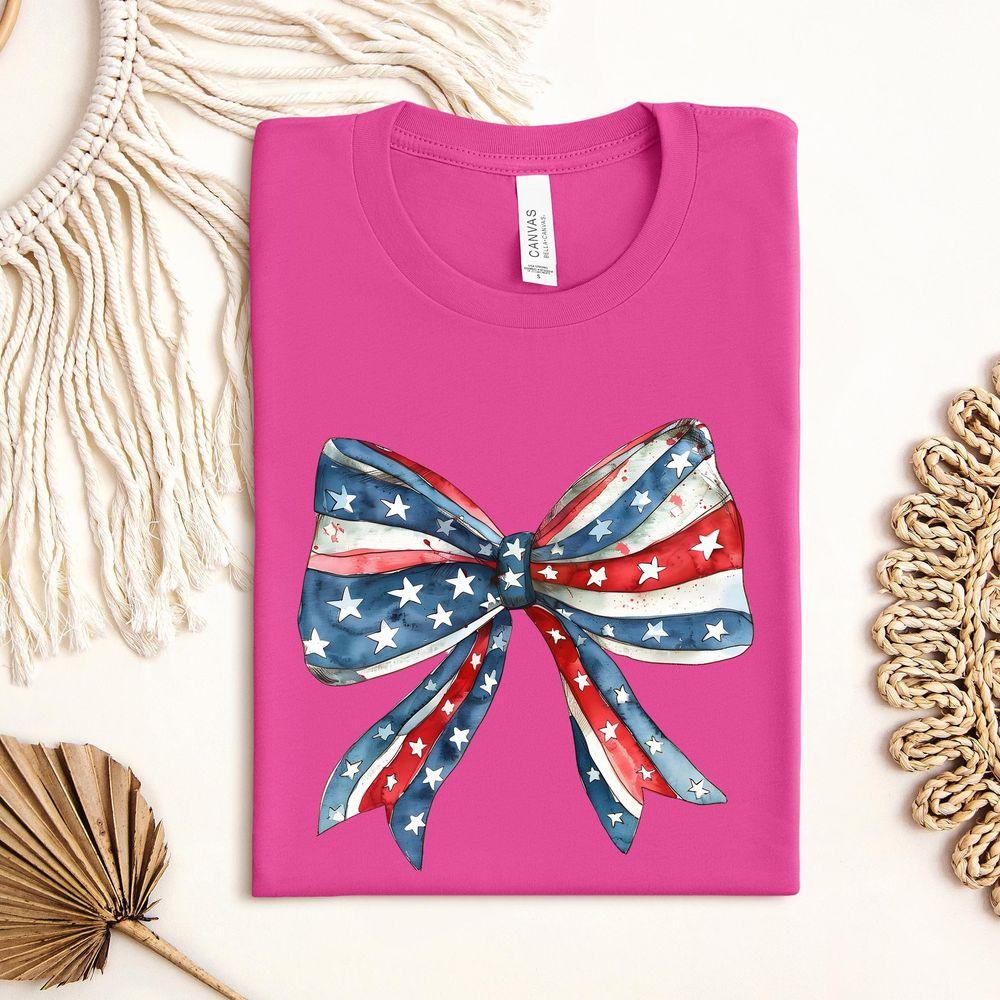 Bow Fourth Of July Awesome Shirt Bow Fourth Of July Awesome Shirt