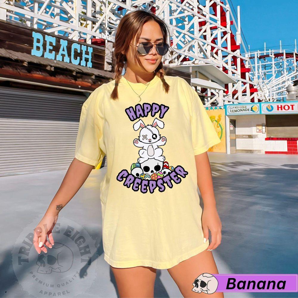 Happy Creepster Easter Gothic Easter Bunny Creepy Easter Shirt Happy Creepster Easter Gothic Easter Bunny Creepy Easter Shirt