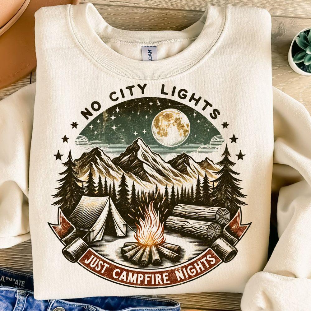 No City Lights Just C Fire Nightstion Design Cingn Retro Tshirt No City Lights Just C Fire Nightstion Design Cingn Retro Tshirt
