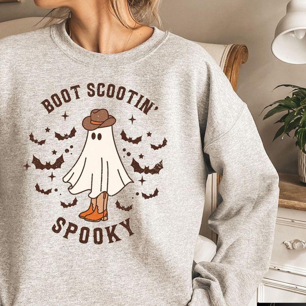Retro Boot Scootin Spooky Awesome Shirt Retro Boot Scootin Spooky Awesome Shirt