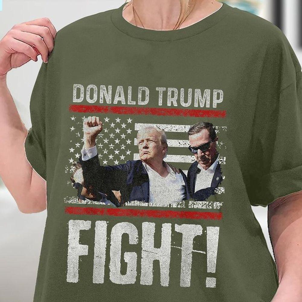 Trump Fight Fight Fight 3 Awesome Shirt Trump Fight Fight Fight 3 Awesome Shirt