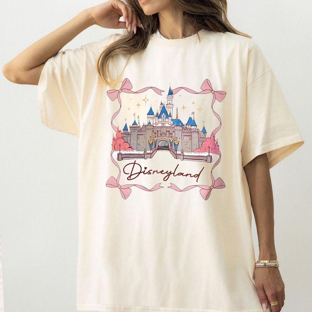 Vintage Disneyland Castle Coquette Bow Awesome Shirt Vintage Disneyland Castle Coquette Bow Awesome Shirt