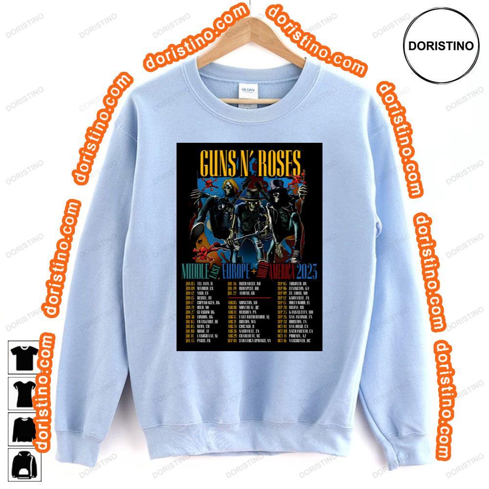 Guns N Roses Were F Back 2023 World Tour Shirt Guns N Roses Were F Back 2023 World Tour Shirt