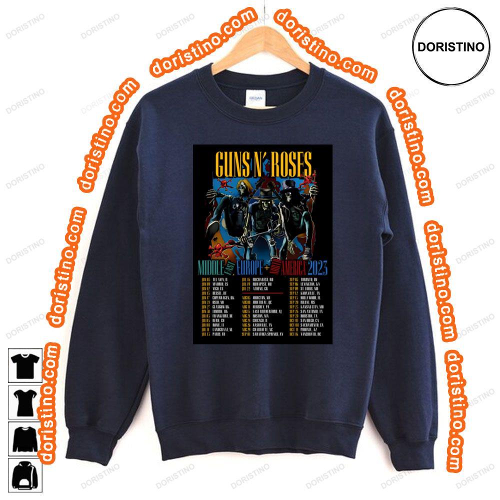 Guns N Roses Were F Back 2023 World Tour Shirt Guns N Roses Were F Back 2023 World Tour Shirt