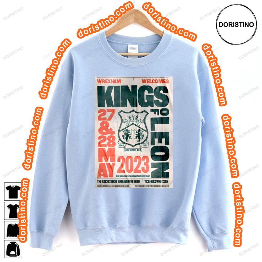Kings Of Leon The Race Course Ground Wrexham 2023 Awesome Shirt Kings Of Leon The Race Course Ground Wrexham 2023 Awesome Shirt