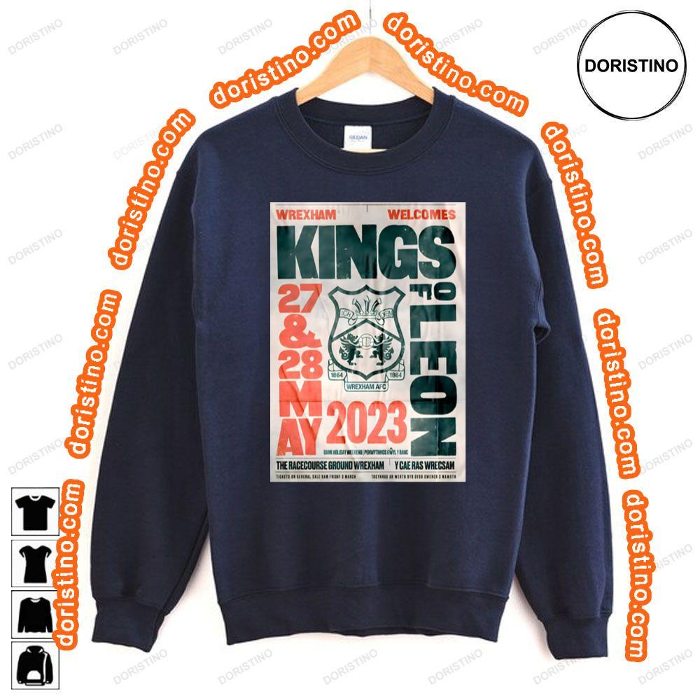 Kings Of Leon The Race Course Ground Wrexham 2023 Awesome Shirt Kings Of Leon The Race Course Ground Wrexham 2023 Awesome Shirt
