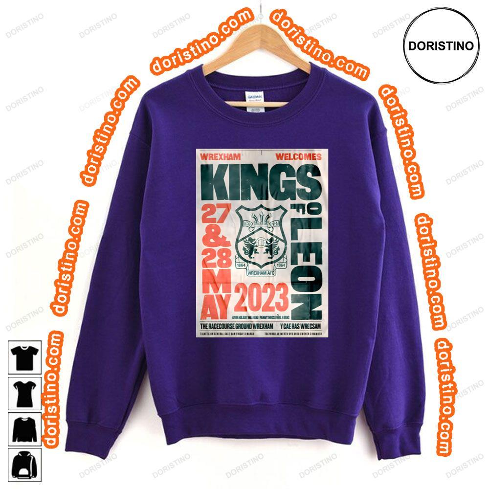 Kings Of Leon The Race Course Ground Wrexham 2023 Awesome Shirt Kings Of Leon The Race Course Ground Wrexham 2023 Awesome Shirt