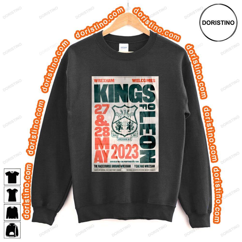 Kings Of Leon The Race Course Ground Wrexham 2023 Awesome Shirt Kings Of Leon The Race Course Ground Wrexham 2023 Awesome Shirt