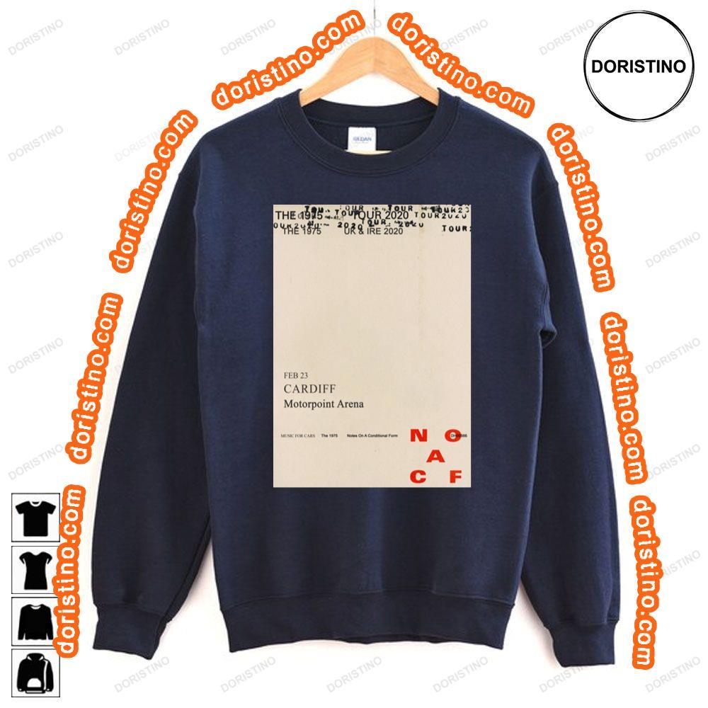 The 1975 Notes On A Conditional Form Uk 2020 Tour Cardiff Motorpoint Arena Tshirt The 1975 Notes On A Conditional Form Uk 2020 Tour Cardiff Motorpoint Arena Tshirt