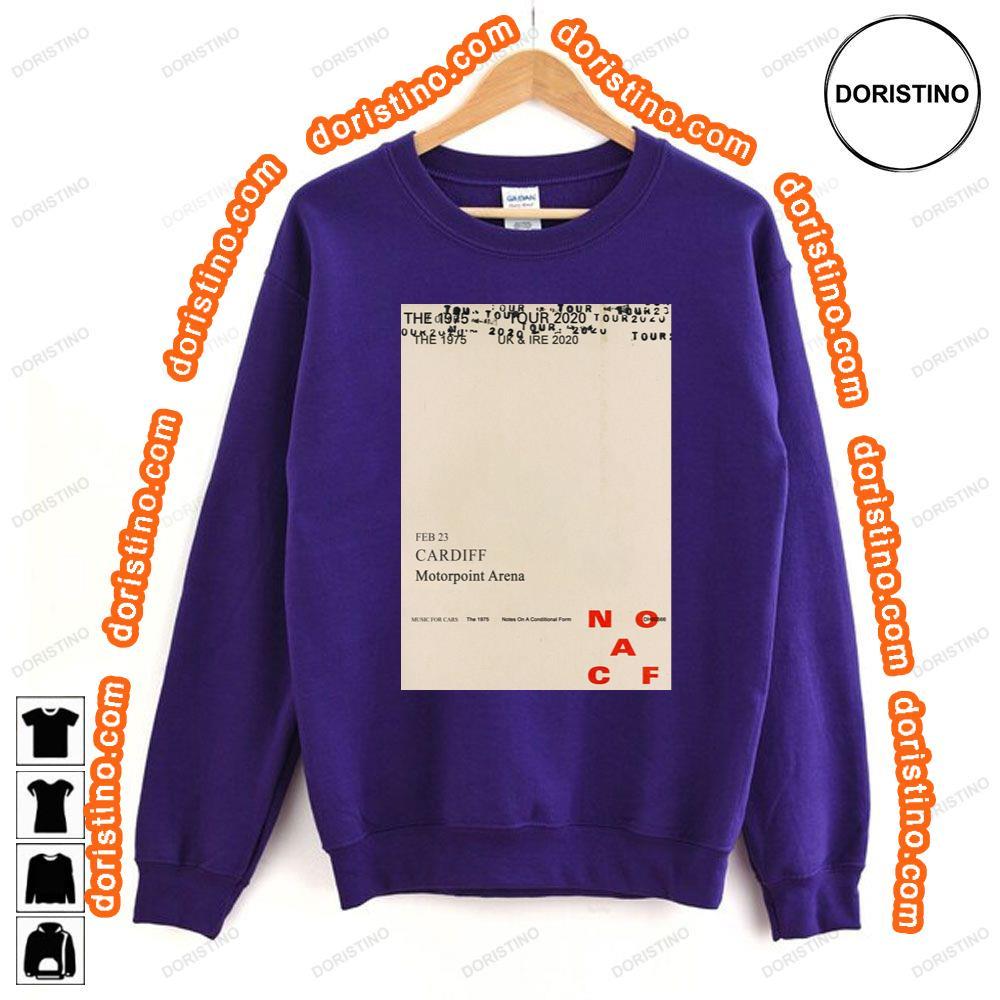 The 1975 Notes On A Conditional Form Uk 2020 Tour Cardiff Motorpoint Arena Tshirt The 1975 Notes On A Conditional Form Uk 2020 Tour Cardiff Motorpoint Arena Tshirt