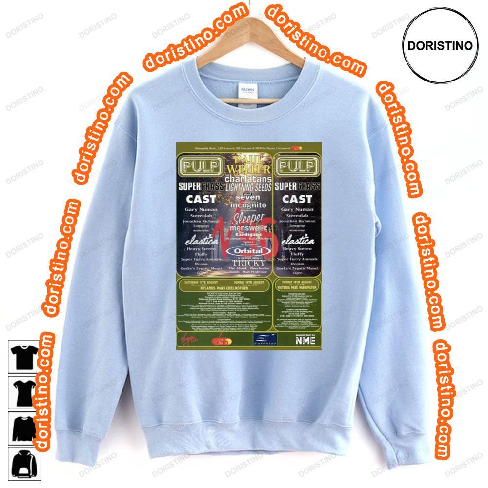 V Festival 1996 Pulp Tshirt V Festival 1996 Pulp Tshirt