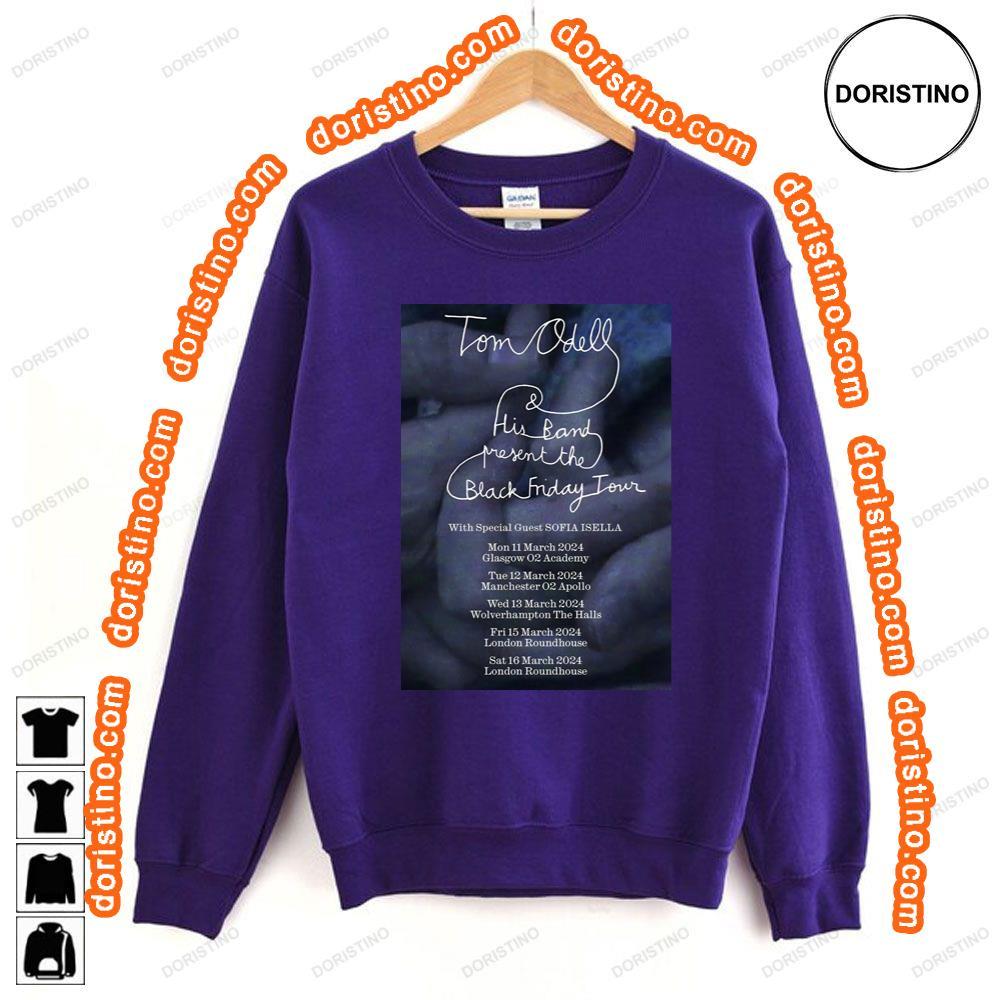 Tom Odell His Band Present Black Friday 2024 Uk Tour Tshirt Tom Odell His Band Present Black Friday 2024 Uk Tour Tshirt