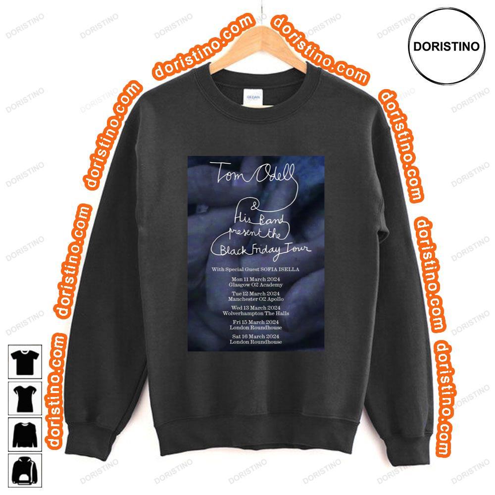 Tom Odell His Band Present Black Friday 2024 Uk Tour Tshirt Tom Odell His Band Present Black Friday 2024 Uk Tour Tshirt