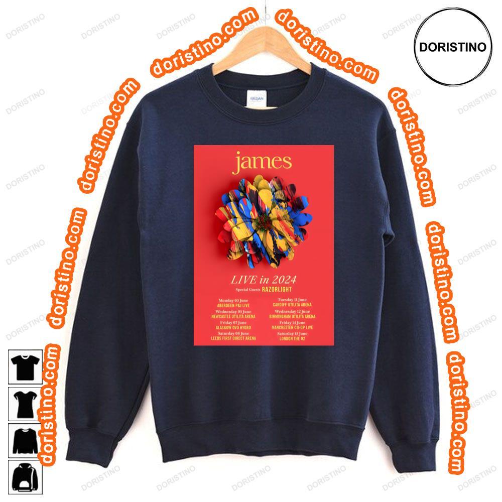 James Band Self Titled Live In 2024 Uk Arena Tour Awesome Shirt James Band Self Titled Live In 2024 Uk Arena Tour Awesome Shirt