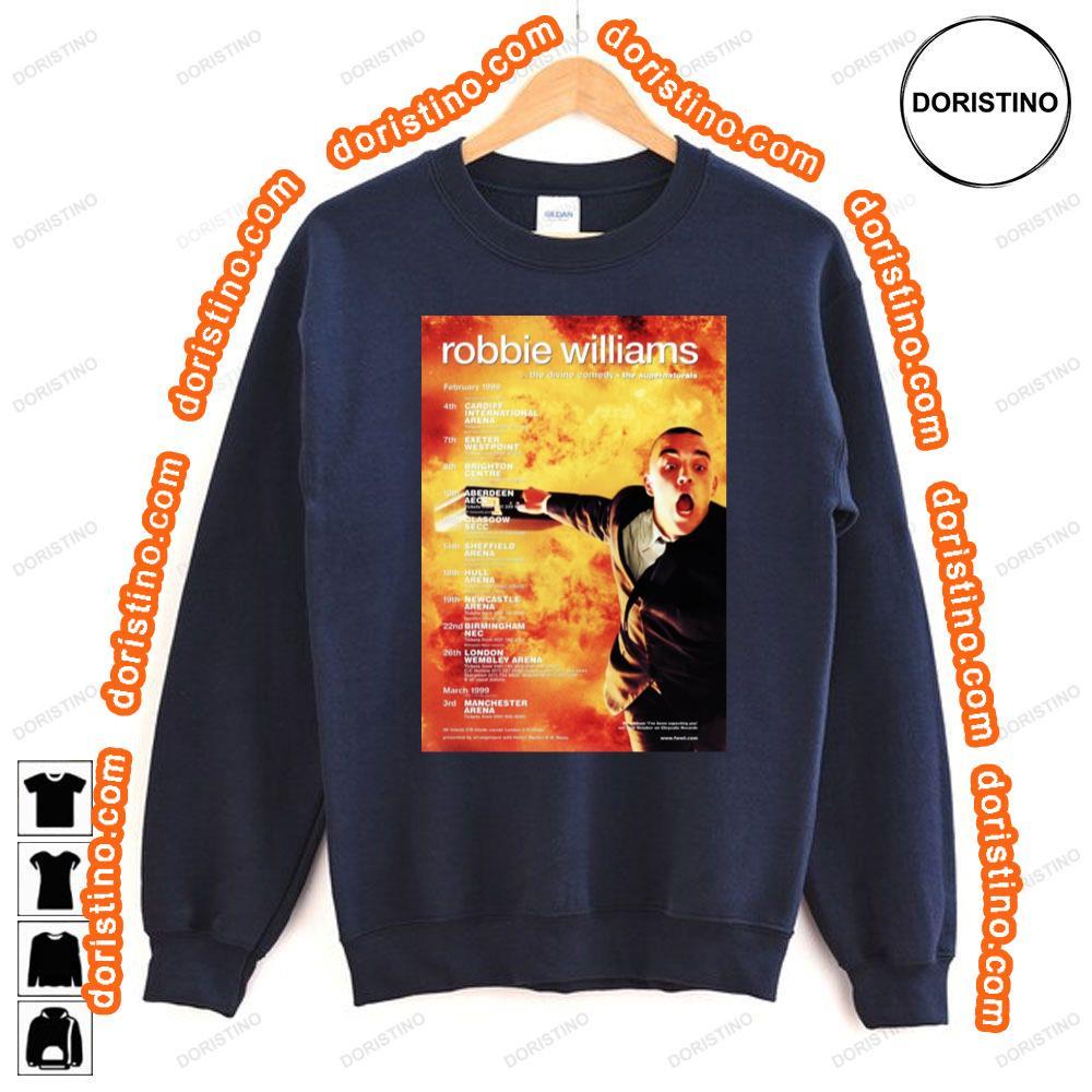 Robbie Williams Ive Been Expecting You 1999 Uk Tour Shirt Robbie Williams Ive Been Expecting You 1999 Uk Tour Shirt