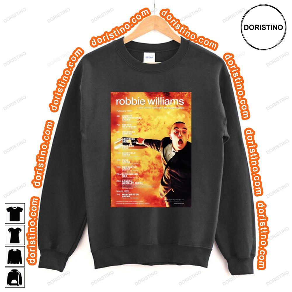 Robbie Williams Ive Been Expecting You 1999 Uk Tour Shirt Robbie Williams Ive Been Expecting You 1999 Uk Tour Shirt