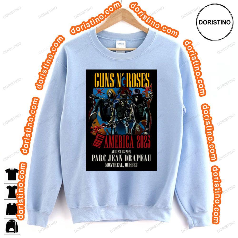 Guns N Roses 2023 Montreal Quebec Parc Jean Drapeau Shirt Guns N Roses 2023 Montreal Quebec Parc Jean Drapeau Shirt