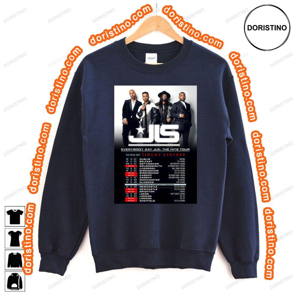 Jls Everybody Say Jls The Hits 2023 Uk Ireland Tour Shirt Jls Everybody Say Jls The Hits 2023 Uk Ireland Tour Shirt