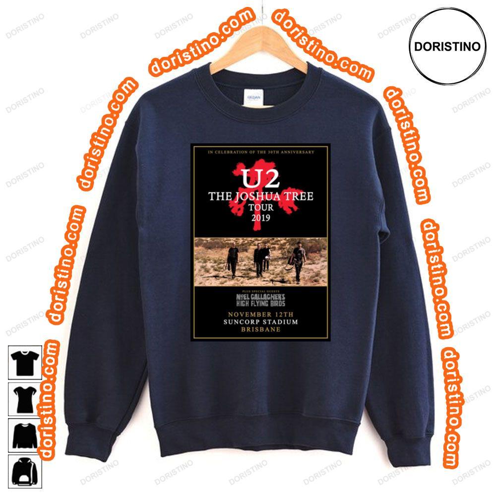 U2 Joshua Tree 2019 World Tour Gold Brisbane Suncorp Stadium Australia Tshirt U2 Joshua Tree 2019 World Tour Gold Brisbane Suncorp Stadium Australia Tshirt