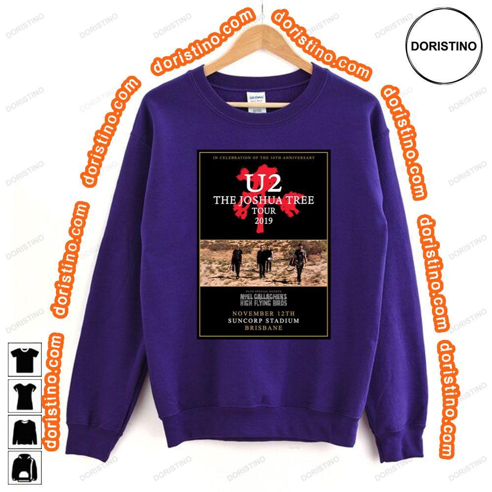 U2 Joshua Tree 2019 World Tour Gold Brisbane Suncorp Stadium Australia Tshirt U2 Joshua Tree 2019 World Tour Gold Brisbane Suncorp Stadium Australia Tshirt