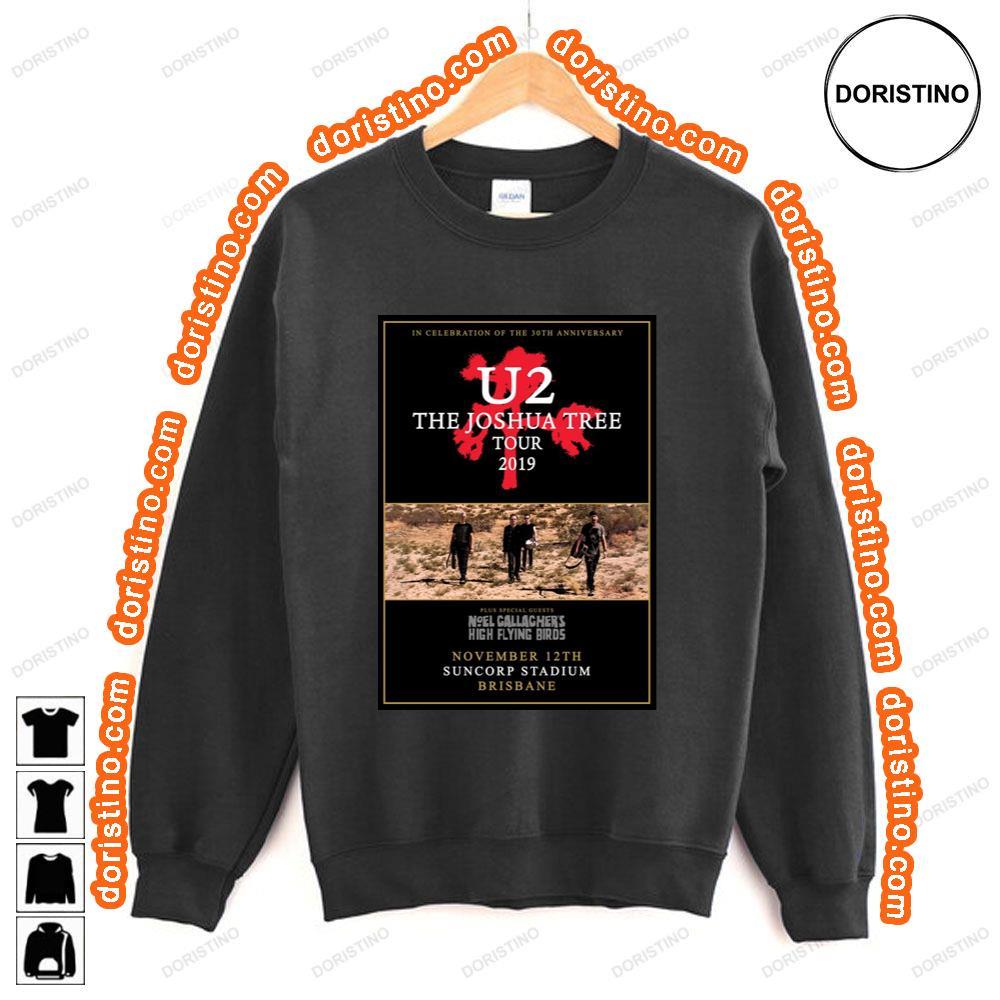 U2 Joshua Tree 2019 World Tour Gold Brisbane Suncorp Stadium Australia Tshirt U2 Joshua Tree 2019 World Tour Gold Brisbane Suncorp Stadium Australia Tshirt