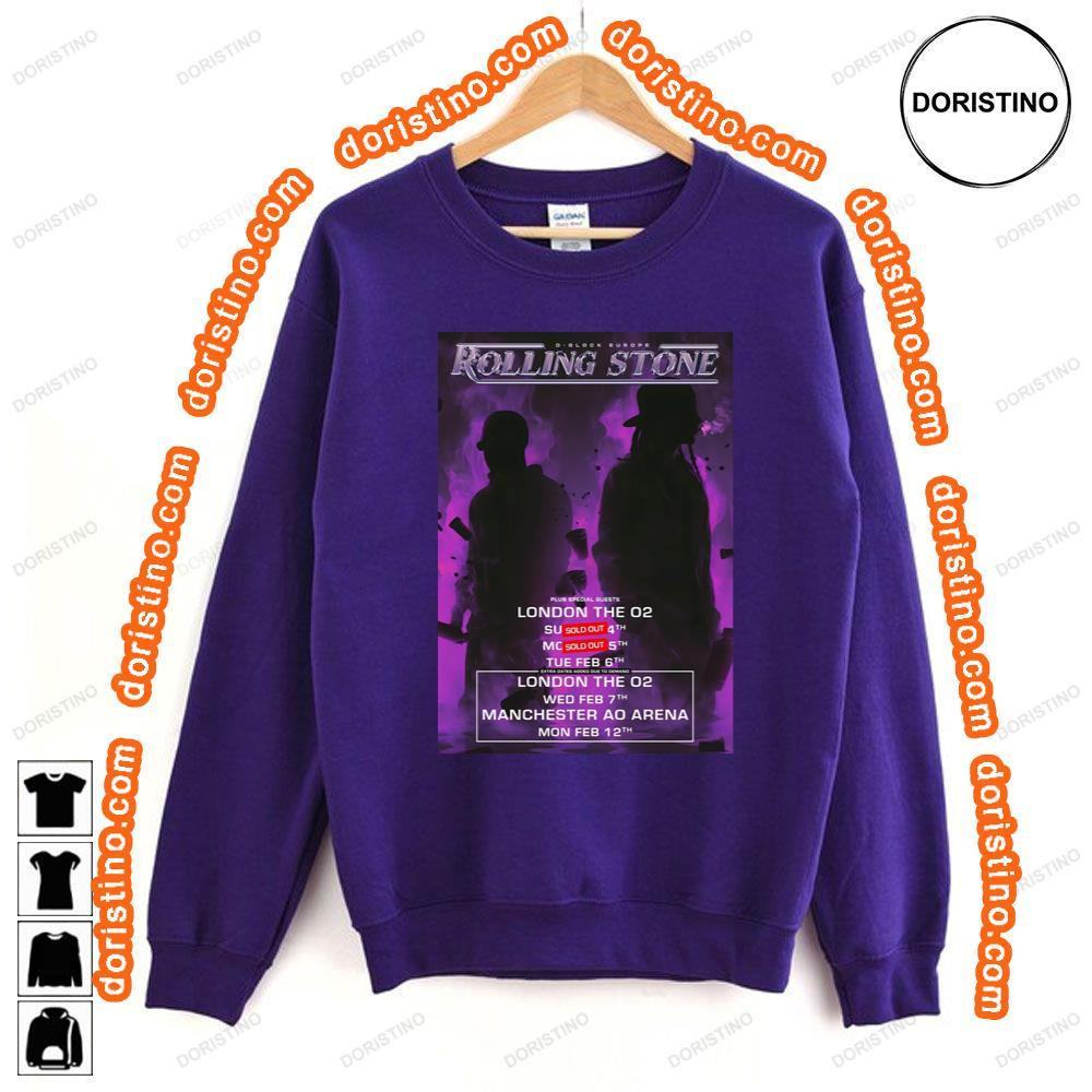 D Block Europe Rolling Stone 2024 Uk Tour London Awesome Shirt D Block Europe Rolling Stone 2024 Uk Tour London Awesome Shirt