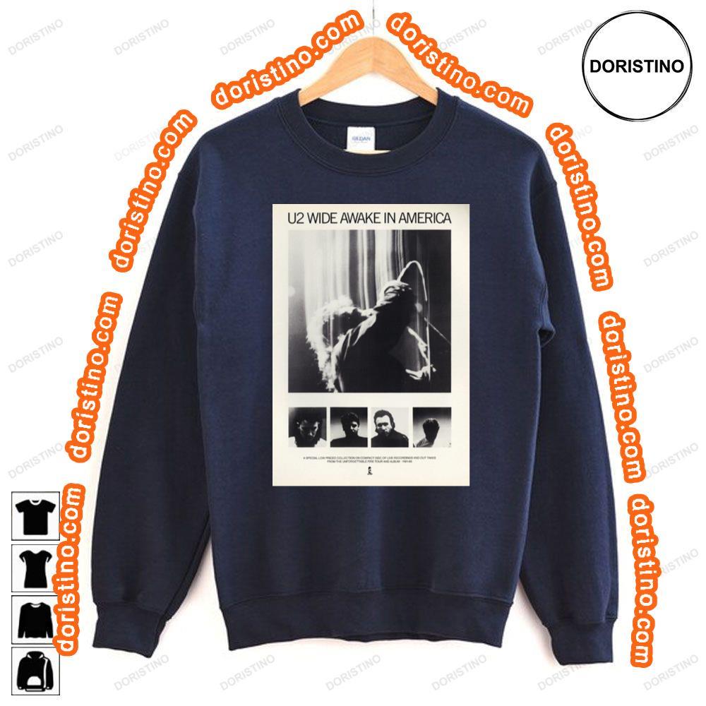 U2 Wide Awake In America Tshirt U2 Wide Awake In America Tshirt