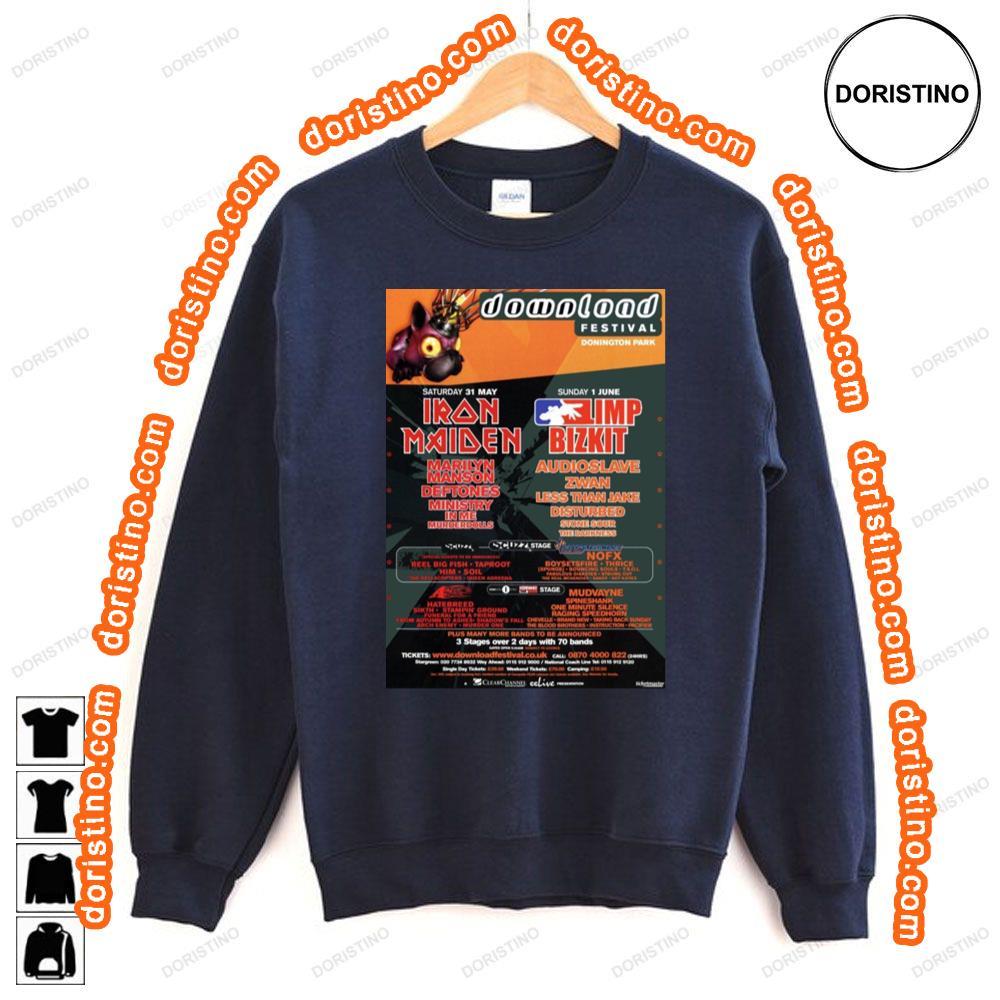 Download Festival 2003 Iron Maiden Limp Bizkit Shirt Download Festival 2003 Iron Maiden Limp Bizkit Shirt