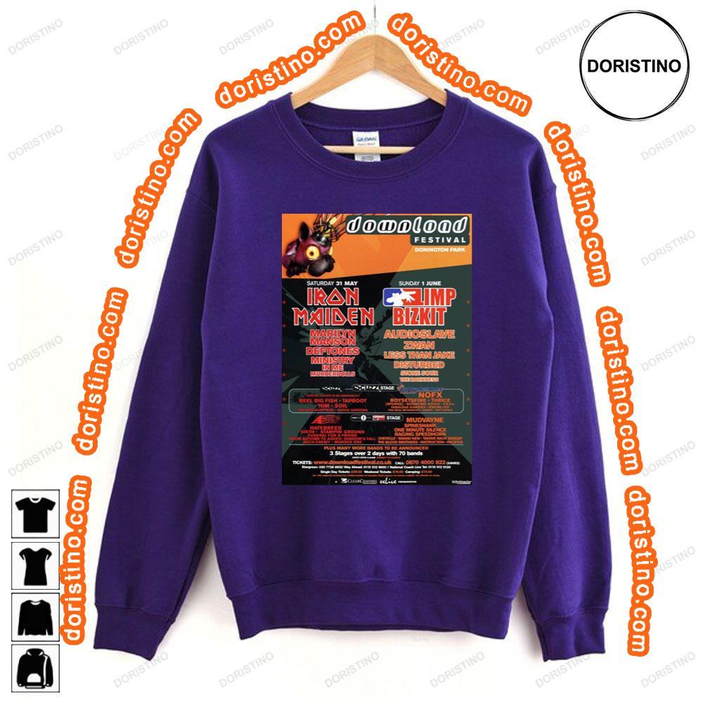 Download Festival 2003 Iron Maiden Limp Bizkit Shirt Download Festival 2003 Iron Maiden Limp Bizkit Shirt