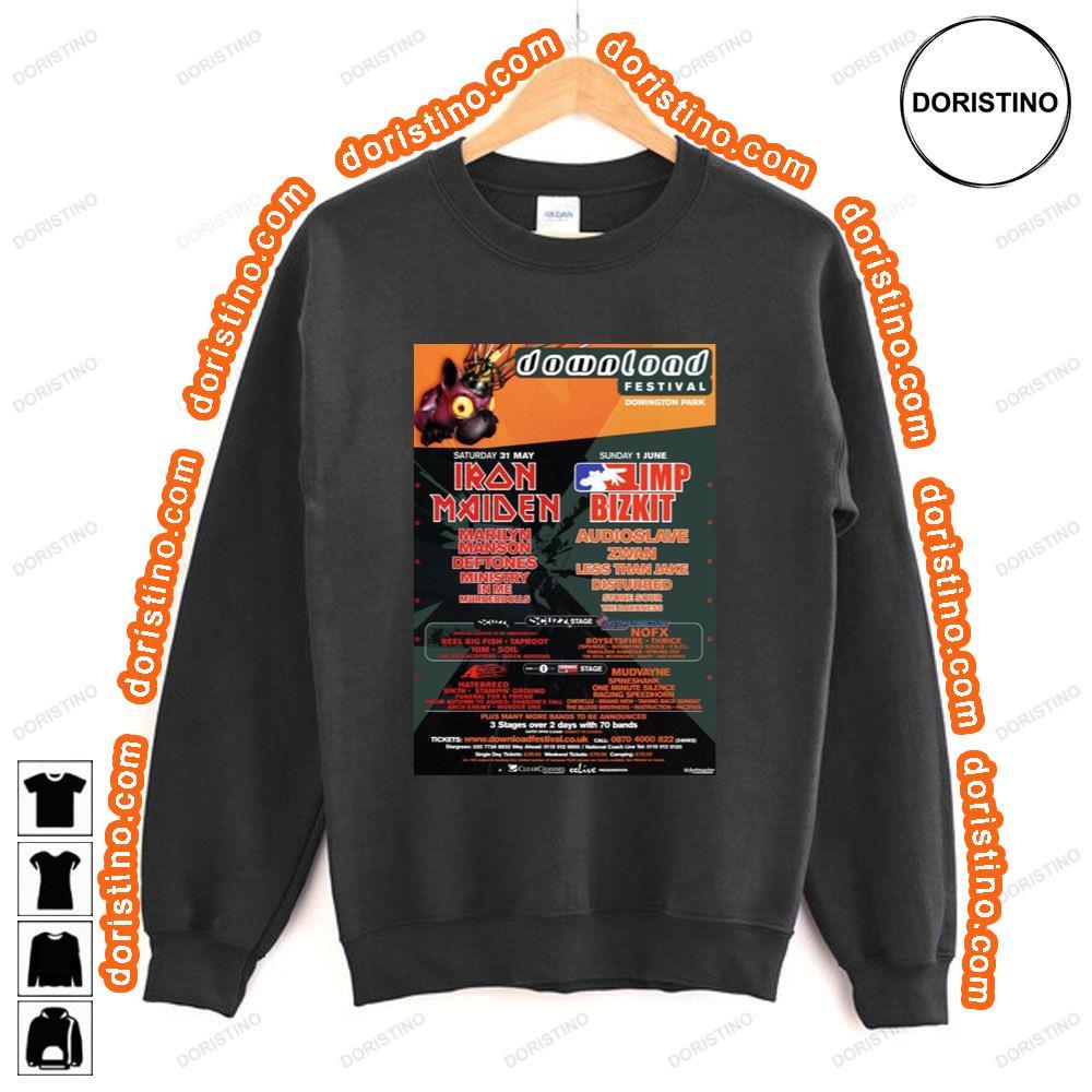 Download Festival 2003 Iron Maiden Limp Bizkit Shirt Download Festival 2003 Iron Maiden Limp Bizkit Shirt