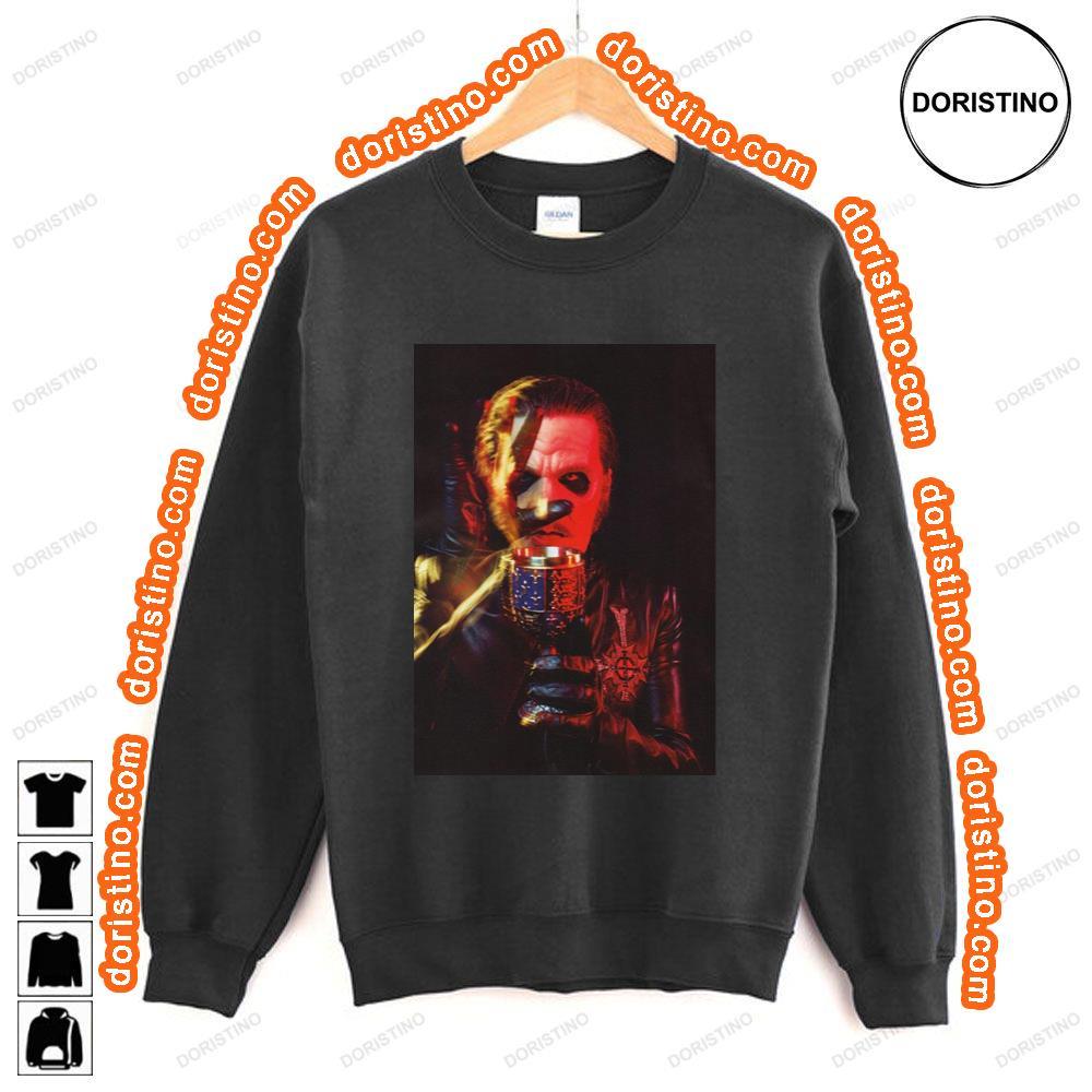 Tobias Forge Ghost Revolver 2019 Tour Music Tshirt Tobias Forge Ghost Revolver 2019 Tour Music Tshirt