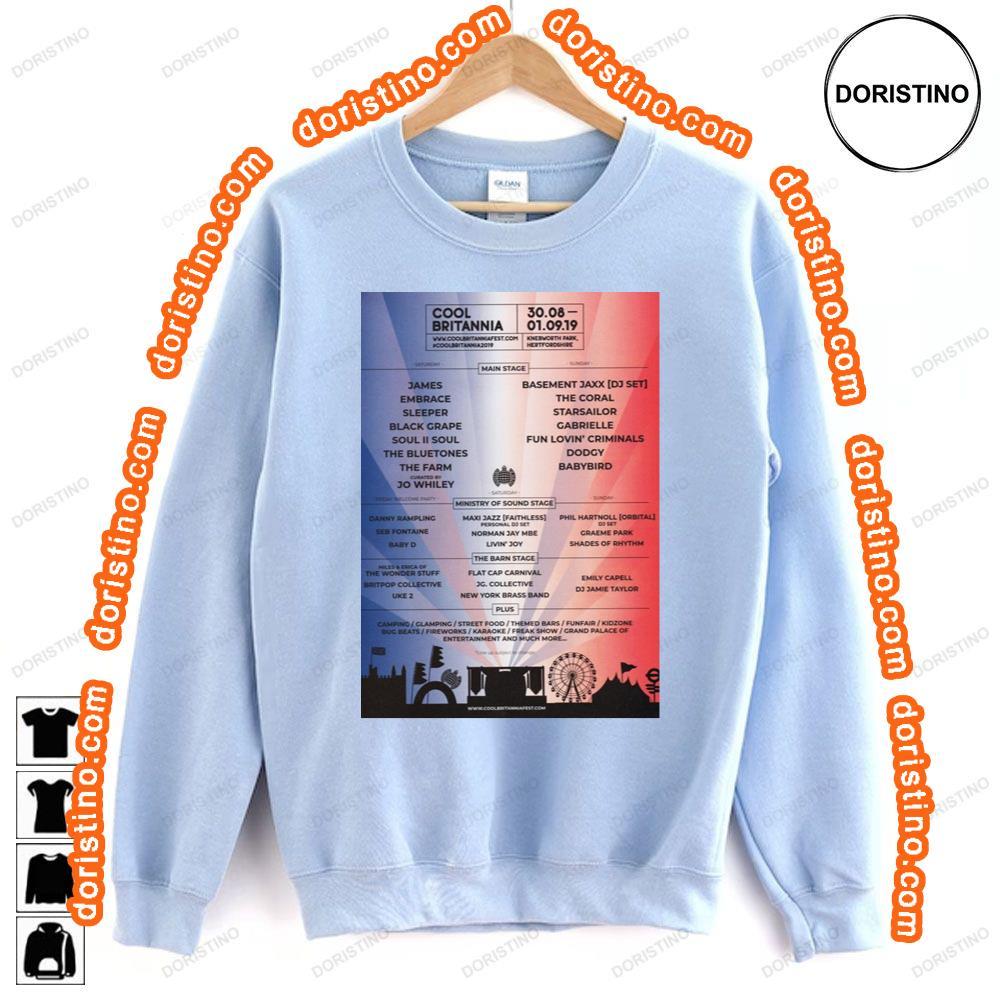 Cool Britannia Festival 2019 Tshirt Cool Britannia Festival 2019 Tshirt