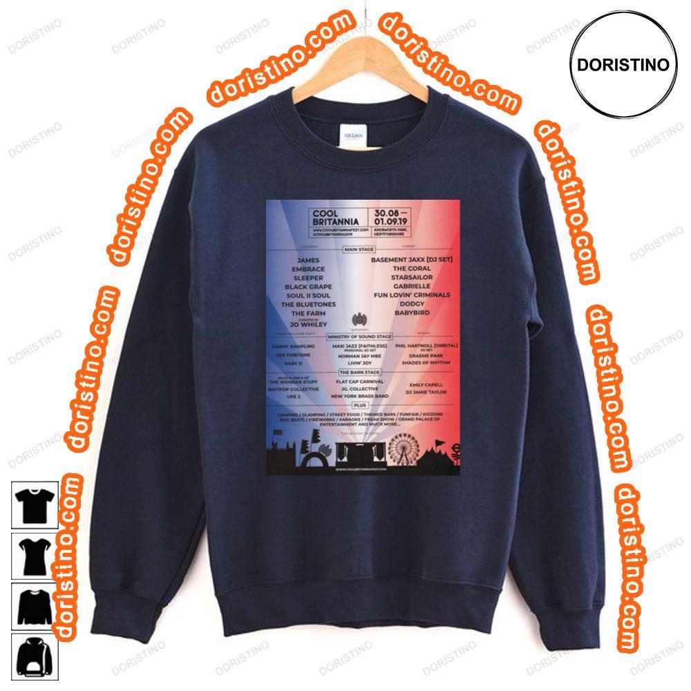 Cool Britannia Festival 2019 Tshirt Cool Britannia Festival 2019 Tshirt
