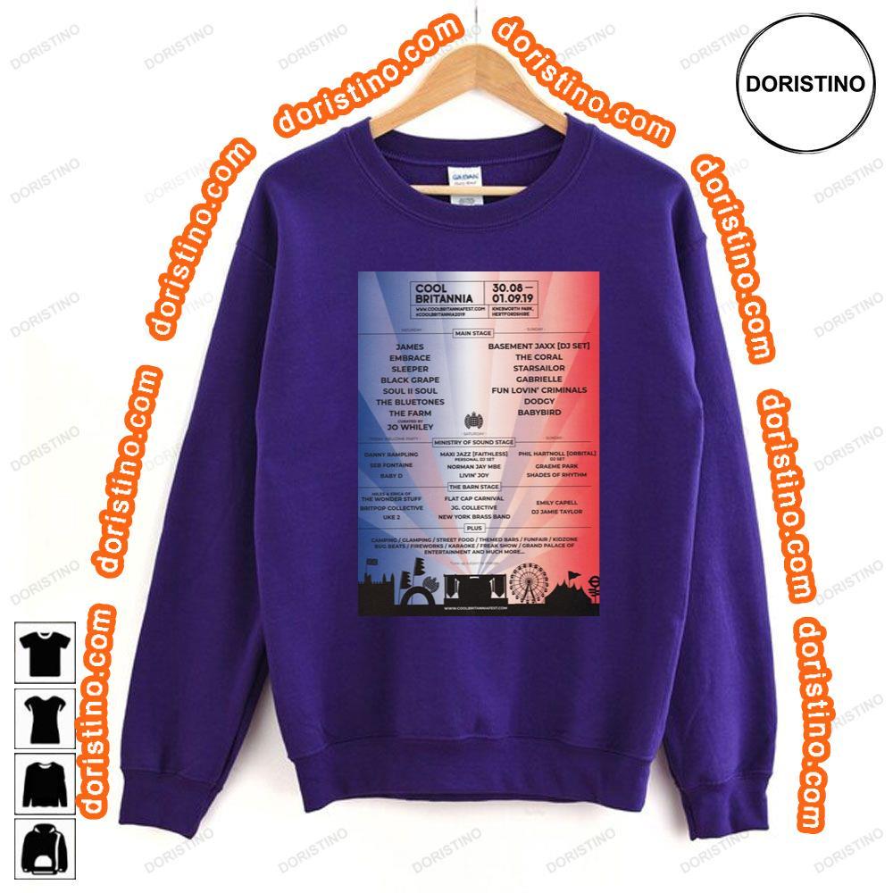 Cool Britannia Festival 2019 Tshirt Cool Britannia Festival 2019 Tshirt