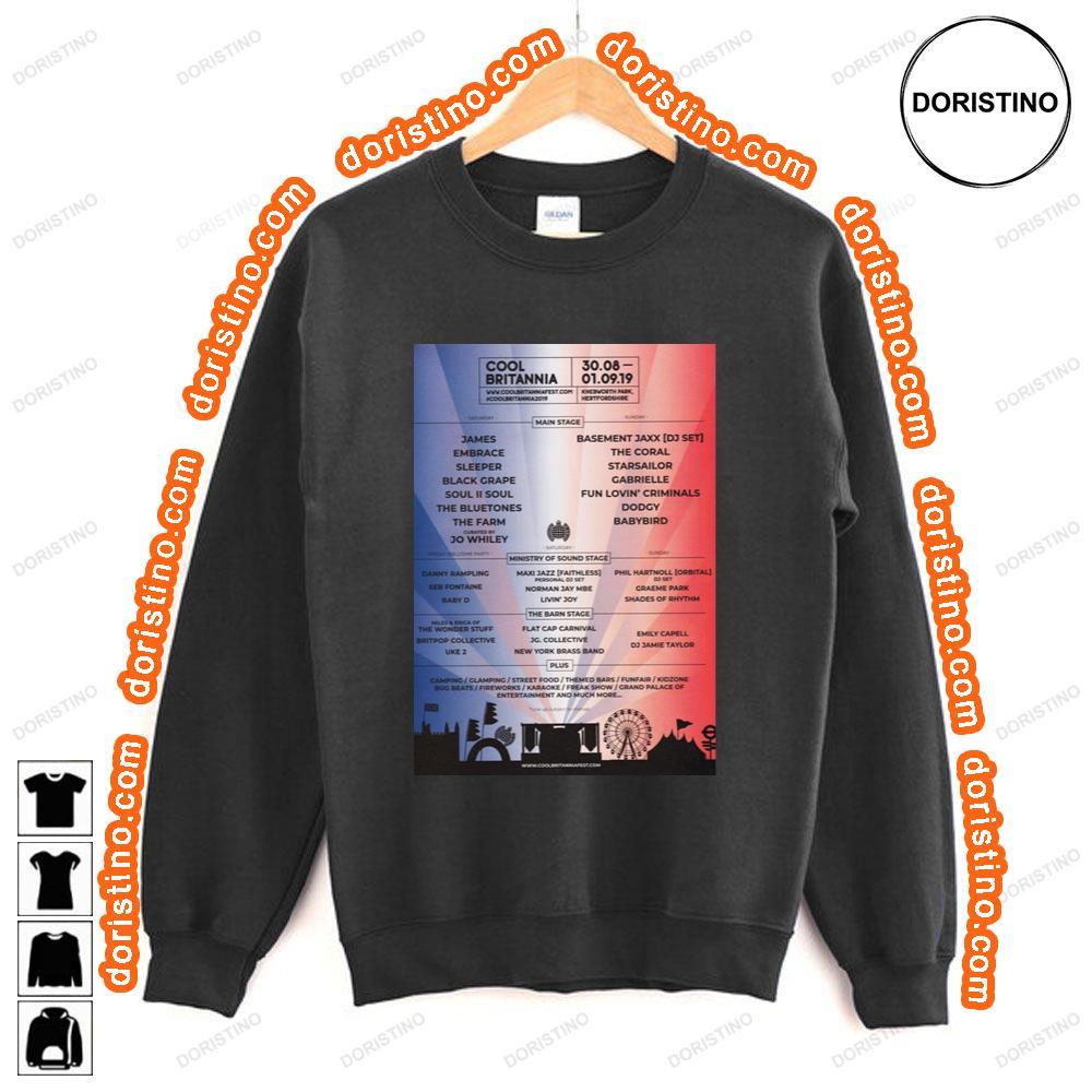 Cool Britannia Festival 2019 Tshirt Cool Britannia Festival 2019 Tshirt
