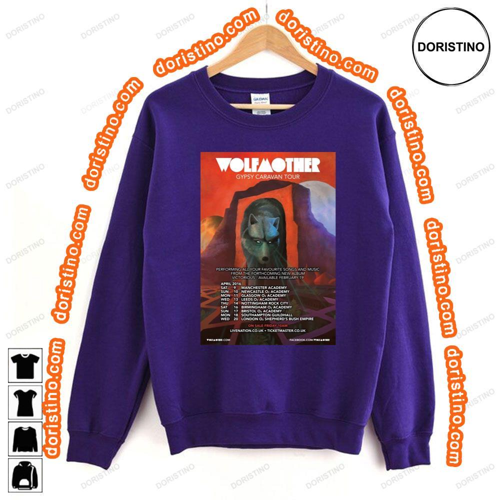 Wolfmother Gypsy Caravan 2016 Uk Tour Awesome Shirt Wolfmother Gypsy Caravan 2016 Uk Tour Awesome Shirt