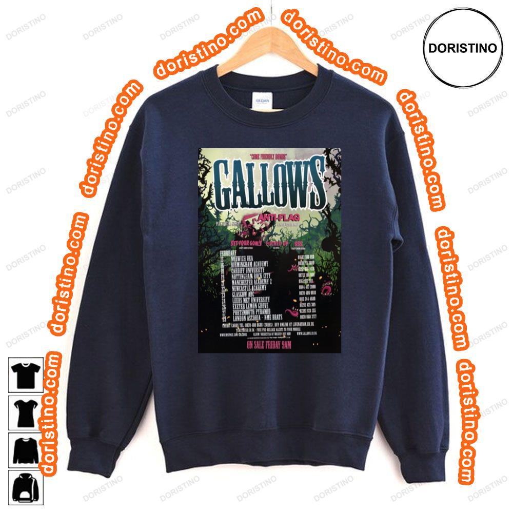 Gallows Orchestra Of Wolves 2008 Uk Tour Awesome Shirt Gallows Orchestra Of Wolves 2008 Uk Tour Awesome Shirt