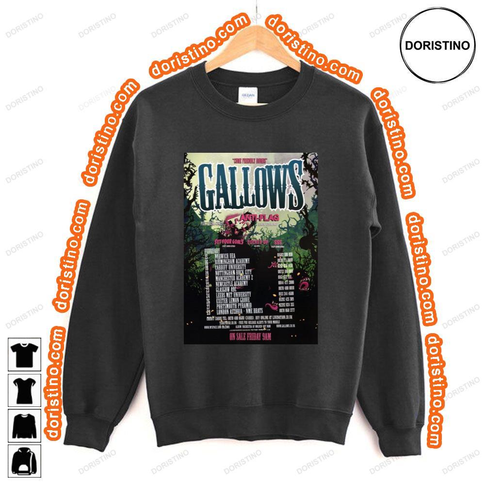 Gallows Orchestra Of Wolves 2008 Uk Tour Awesome Shirt Gallows Orchestra Of Wolves 2008 Uk Tour Awesome Shirt