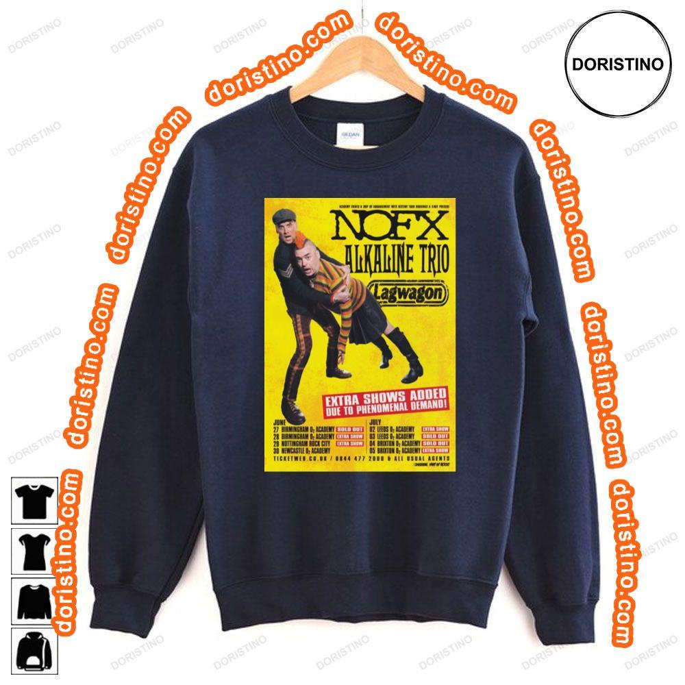 Nofx Alkaline Trio Summer 2015 Uk Tour Shirt Nofx Alkaline Trio Summer 2015 Uk Tour Shirt